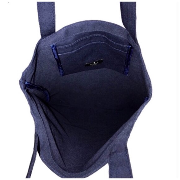 Kate Spade • “Hers for the Reading” Canvas Tote Bag • NWT - Picture 2 of 3